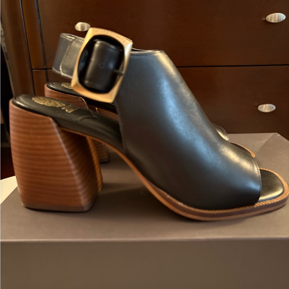 Vince Camuto Black Wedges